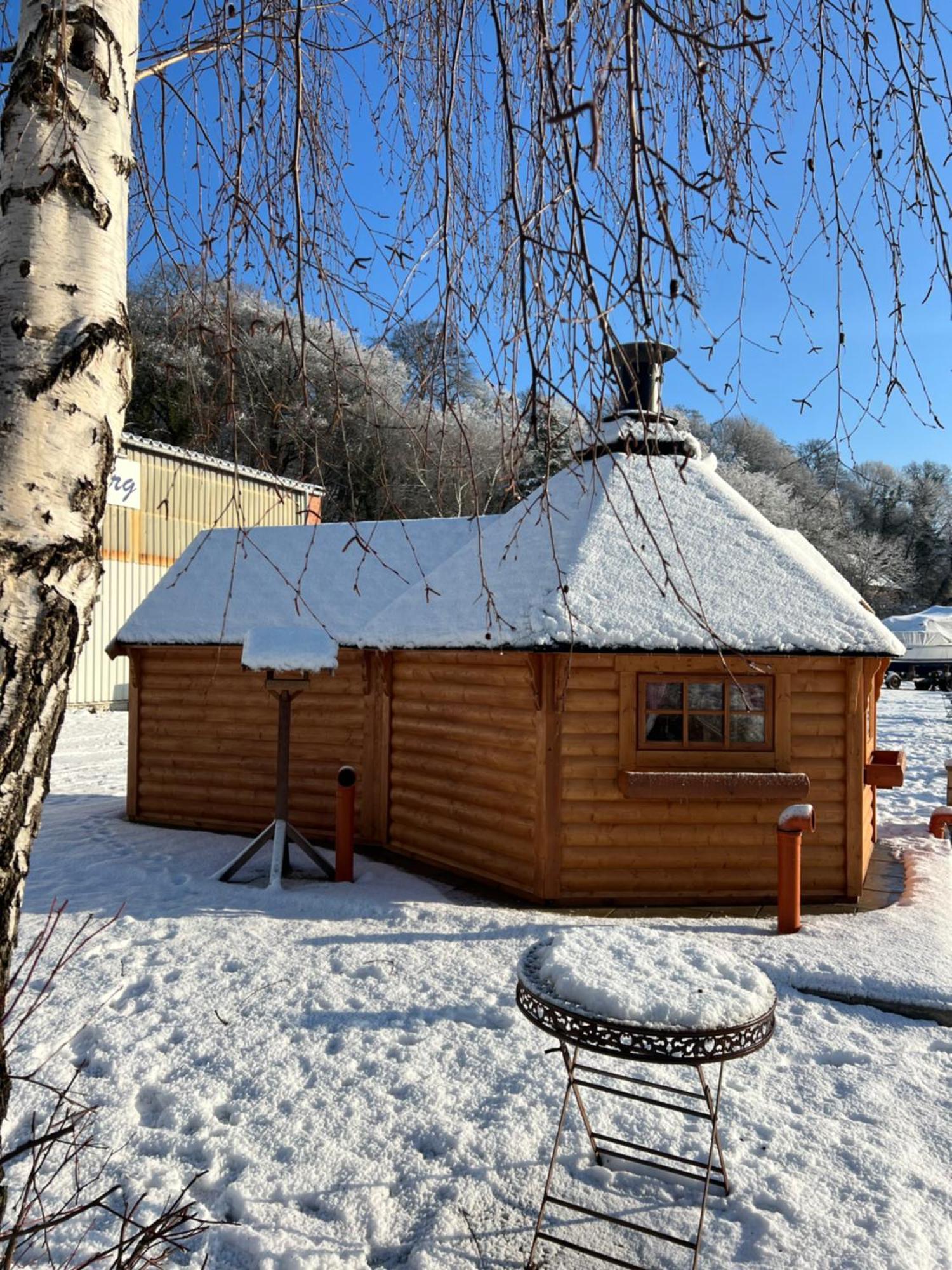 Hotel Grillkota Holzhuette Lauenburg Zewnętrze zdjęcie